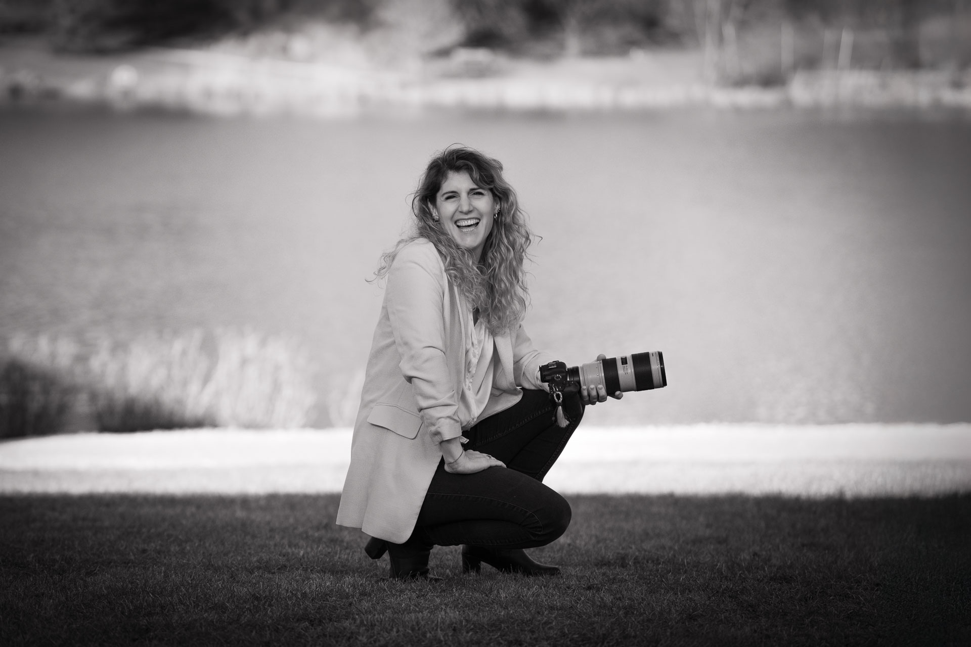 sympathische Hochzeitsfotografin